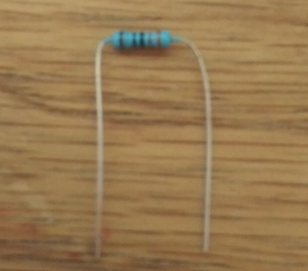 Alt Text: Picture of a resistor