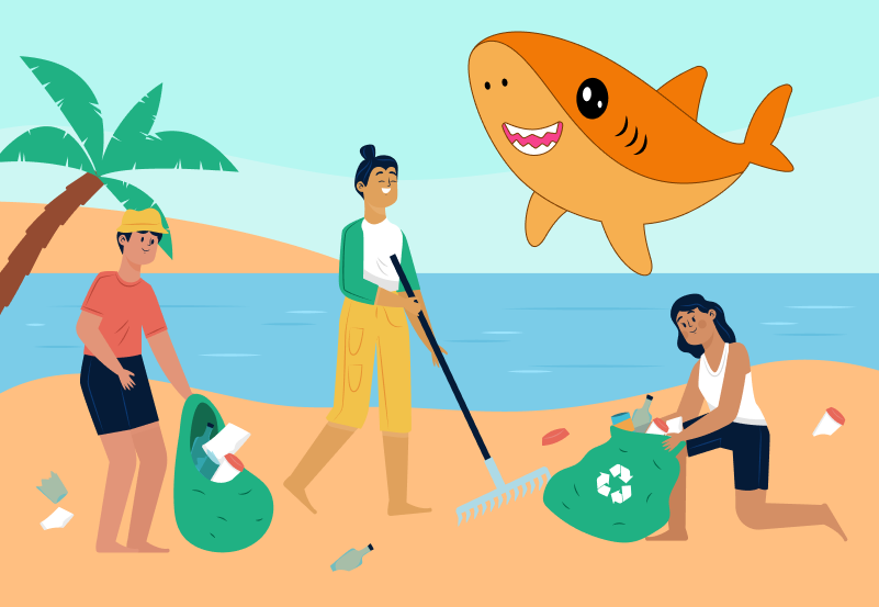 Beach cleanup