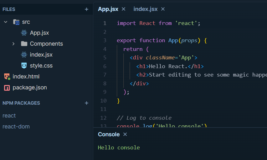 Components folder created inside src