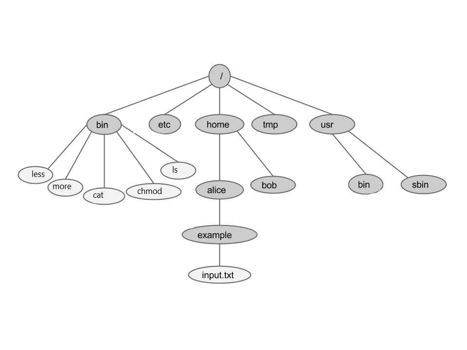 Picture of a filesystem tree