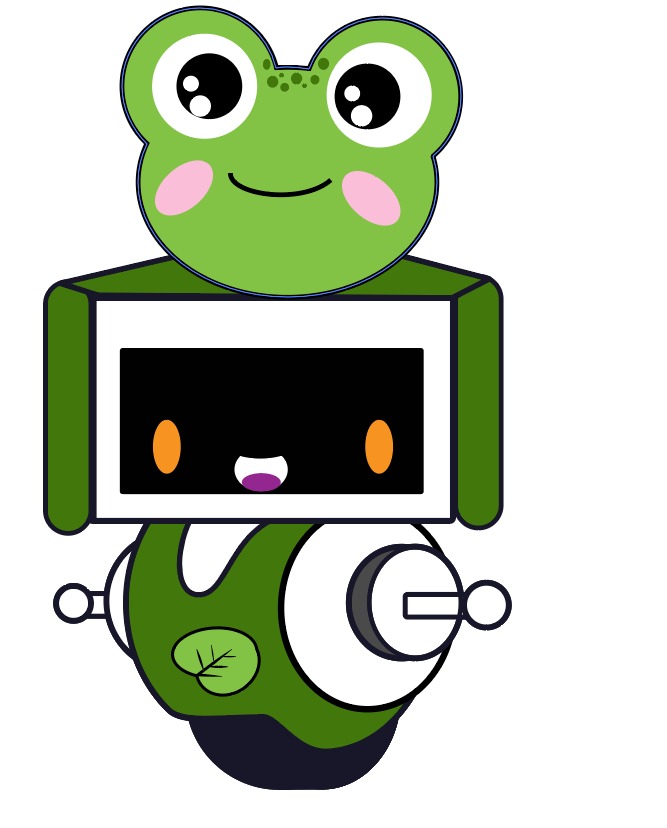 Nuvi dressed as a frog