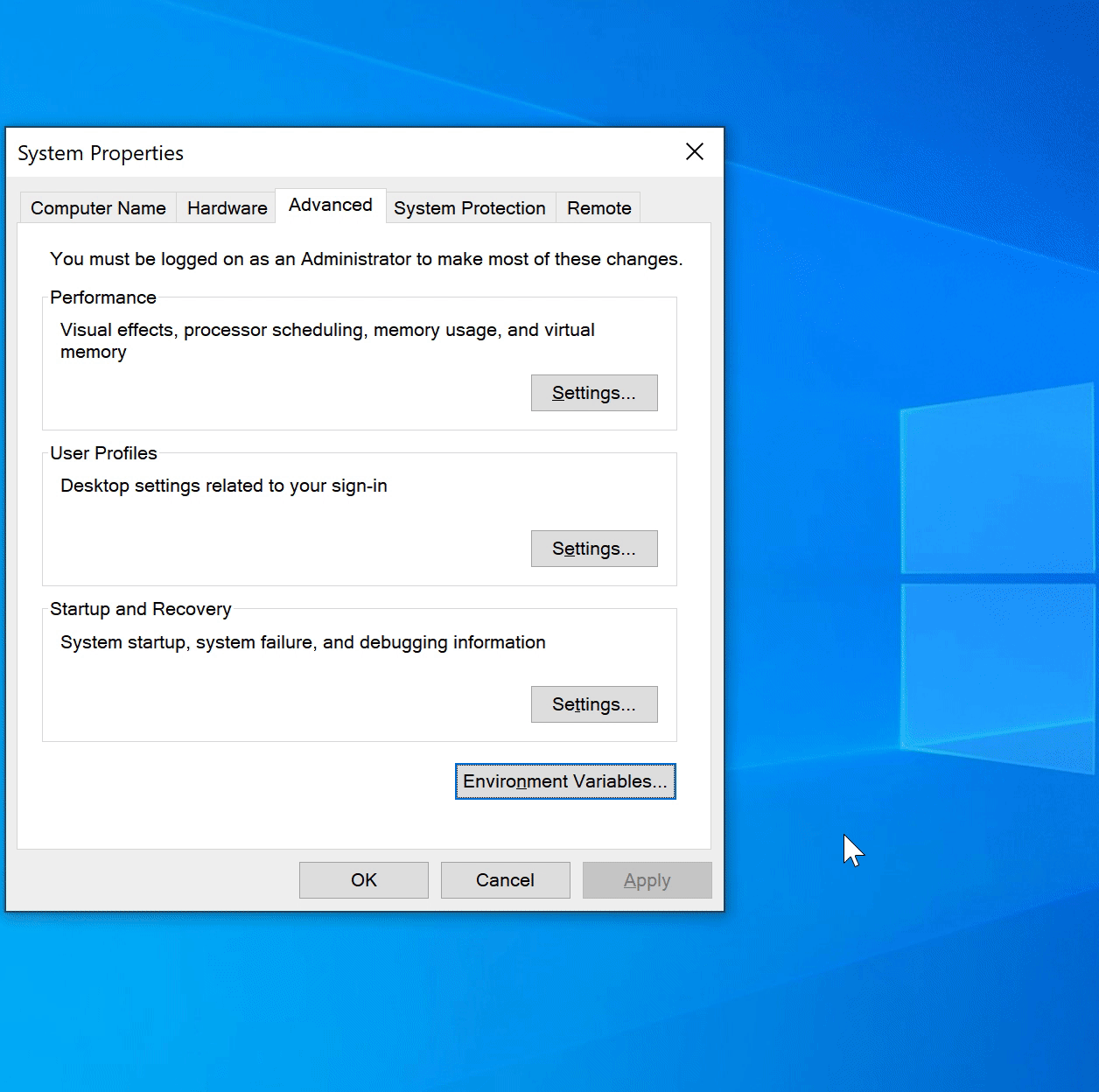 mostra as etapas para definir a variável de ambiente JAVA_HOME