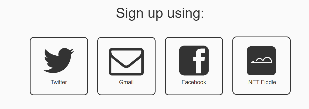 Formulário de cadastro do .NET Fiddle
