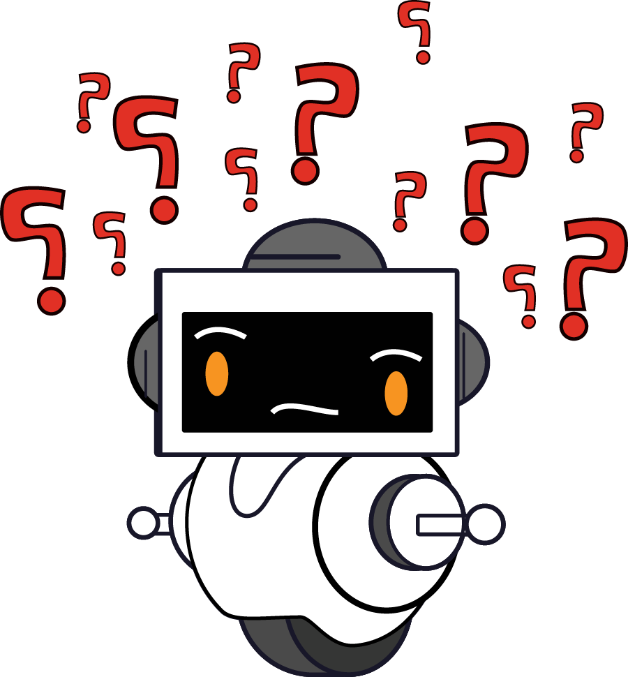 Ilustração de um personagem refletindo sobre uma questão de segurança