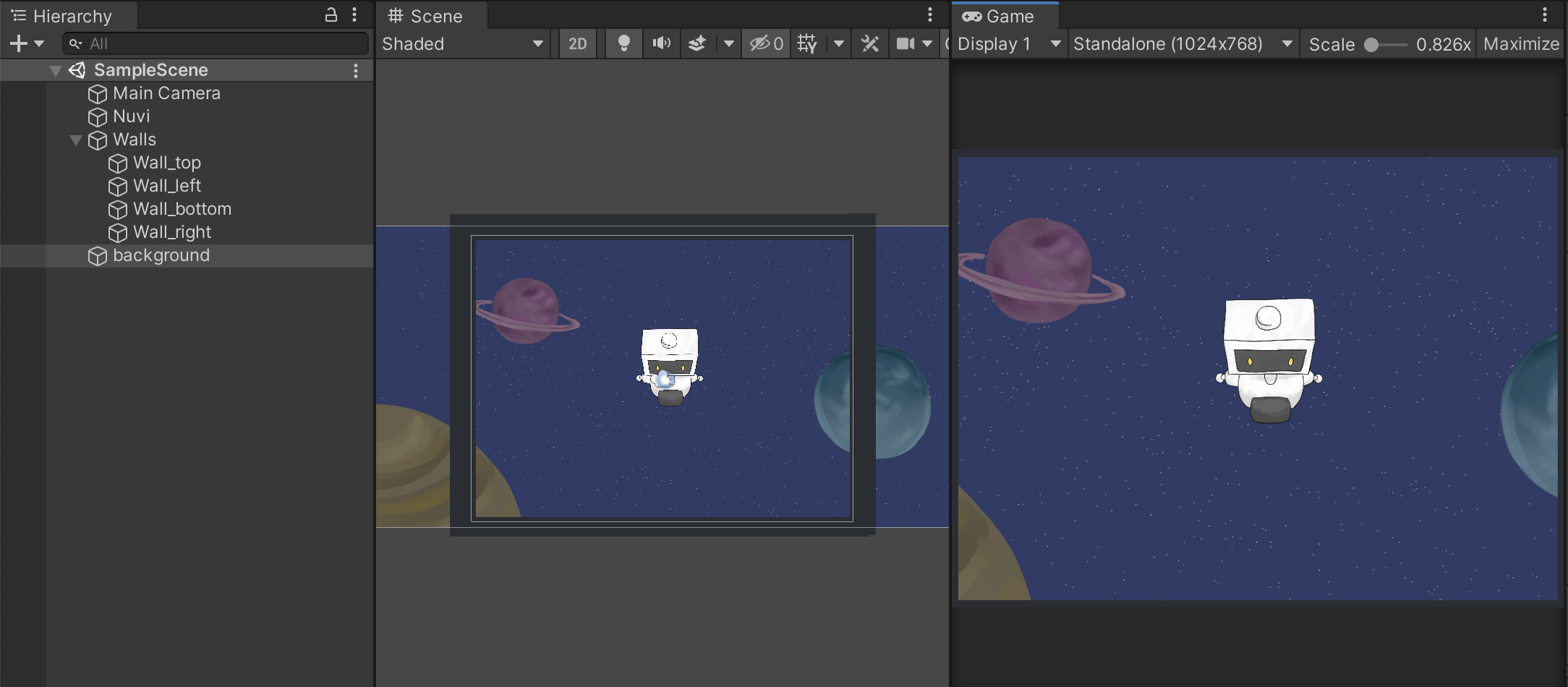 Nuvi na imagem de fundo