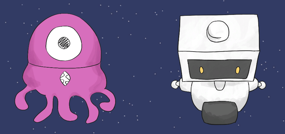 O inimigo é dimensionado para corresponder ao tamanho do Nuvi