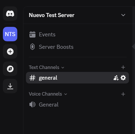 Create a server button